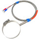 ປະເພດ K/E thermocouple hoop ປະເພດ patch ອຸນຫະພູມ sensor ເຄື່ອງສີດ molding ເຄື່ອງວັດແທກອຸນຫະພູມສາຍຄໍ hoop ວົງການຕໍ່ຕ້ານຄວາມຮ້ອນ