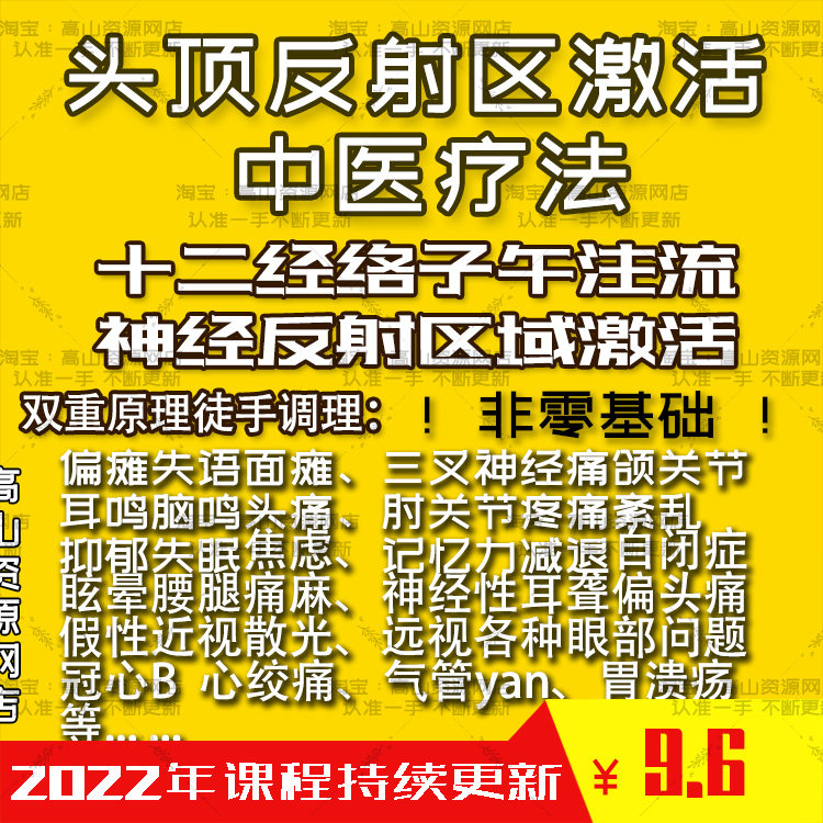 Cranial Top Activation Technique 2021 New Folk Acupuncture-Moxibustion of Ge's Hands Above the Meridian Liaofa Film Tutorial