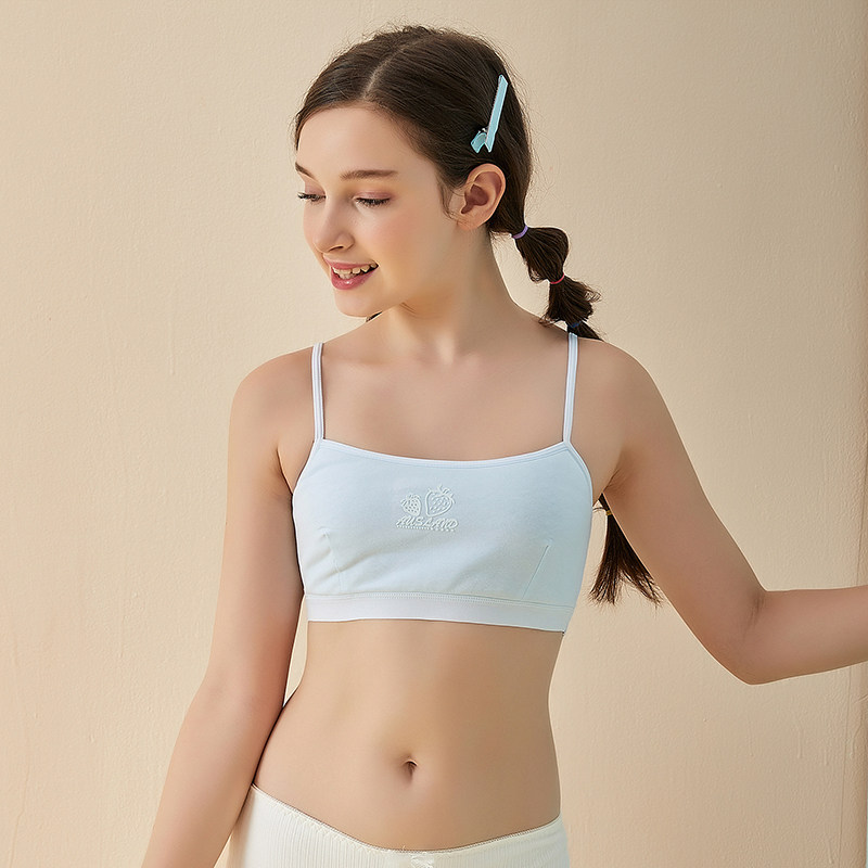 Female children's underwear development period junior high school students 10-12-13 years old little girl vest special bra pure cotton