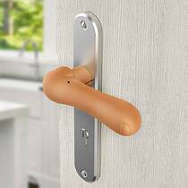 Indoor door handle protective cover cute silicone anti-collision baby child safety room door pull handle cover anti-collision pad