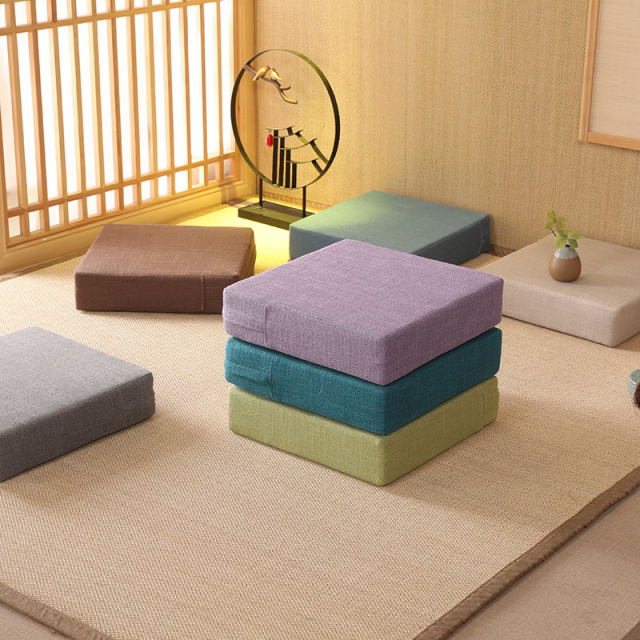 Futon cushion thickened tatami ຕາຕະລາງກາເຟຍີ່ປຸ່ນຫ້ອງດໍາລົງຊີວິດ carpet ຫ້ອງນອນລະດູຫນາວ cushion ສູງສາມາດຖອດອອກໄດ້ແລະຊັກໄດ້