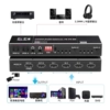 HDMI2.0矩阵四进二出 4X2带双音频分离4K 60HZ EDID