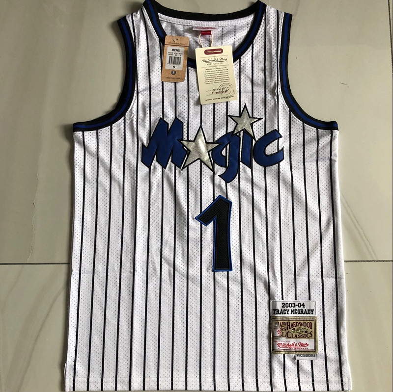 Magic Tracy Mcgrady No. 1 Retro Embroidered Basketball Jersey O'Neal No. 32 Loose American Basketball Shorts Set Tank Top for Men