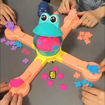 Frog Adventure Educational Toy Attention Brain Thinking Training Parent-Child Interaction Children's Board Game Multiplayer Battle