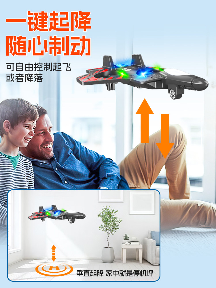 2025 New Remote Control Airplane, Children's Crash-Resistant Drone, Mini Model Aircraft, Electric Fighter Jet, Gift for Boys and Girls