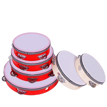 Tambourine Kindergarten teacher uses childrens dance test Xinjiang dance props professional percussion instrument rattle tambourine
