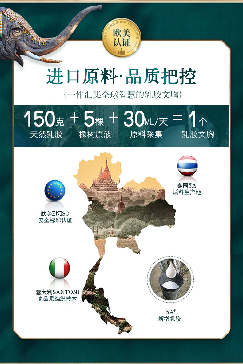 泰国乳胶蕾丝内衣聚拢 图3