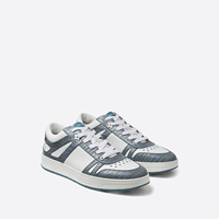 Темная бабочка синяя/белая