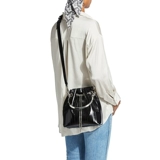 [Официальный искренний] Джимми Чу/Бон Бон Серебряный металлический металлический рыбная рыба Рыбка рыбная кожаная сумочка