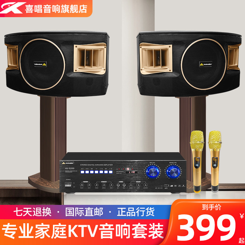 InAndOn Sound King Family Karaoke Entertainment Audio Set KTV Professional Amplifier Microphone Audio Set