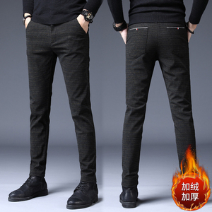【加绒加厚】秋冬季男士保暖裤大码休闲裤