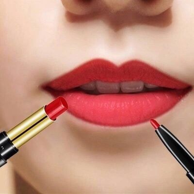 Olise Automatic Lip Line Pen Double Head Lip red Pen waterproof Persistent moisturizing not easy to fall off color painting Hook Lip pen