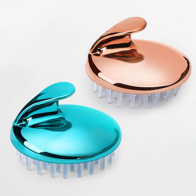 Silicone shampoo comb massage brush hair cleaning scalp itching massage comb shampoo dandruff head scratching artifact