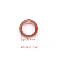 Арбузное красное ходовое кольцо 1 [внутренний диаметр около 19 мм]