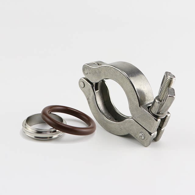 Vacuum clamp joint stainless steel KF clamp bracket seal ring blind plate quick installation bracket O-ring KF16 accessories