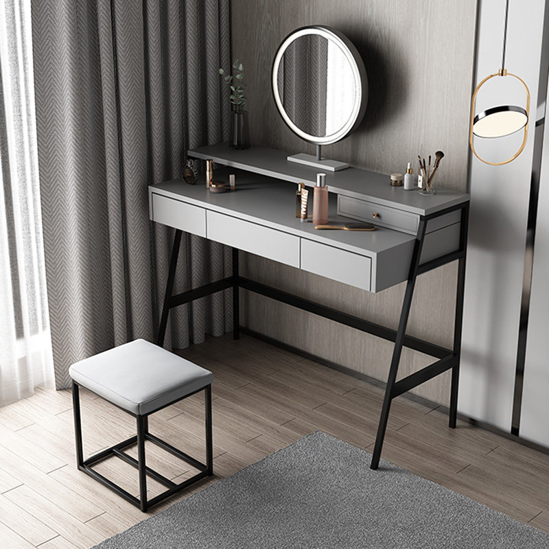Dresser bedroom modern minimalist 2021 new minimalist storage dressing table ins wind light luxury mirror dressing table