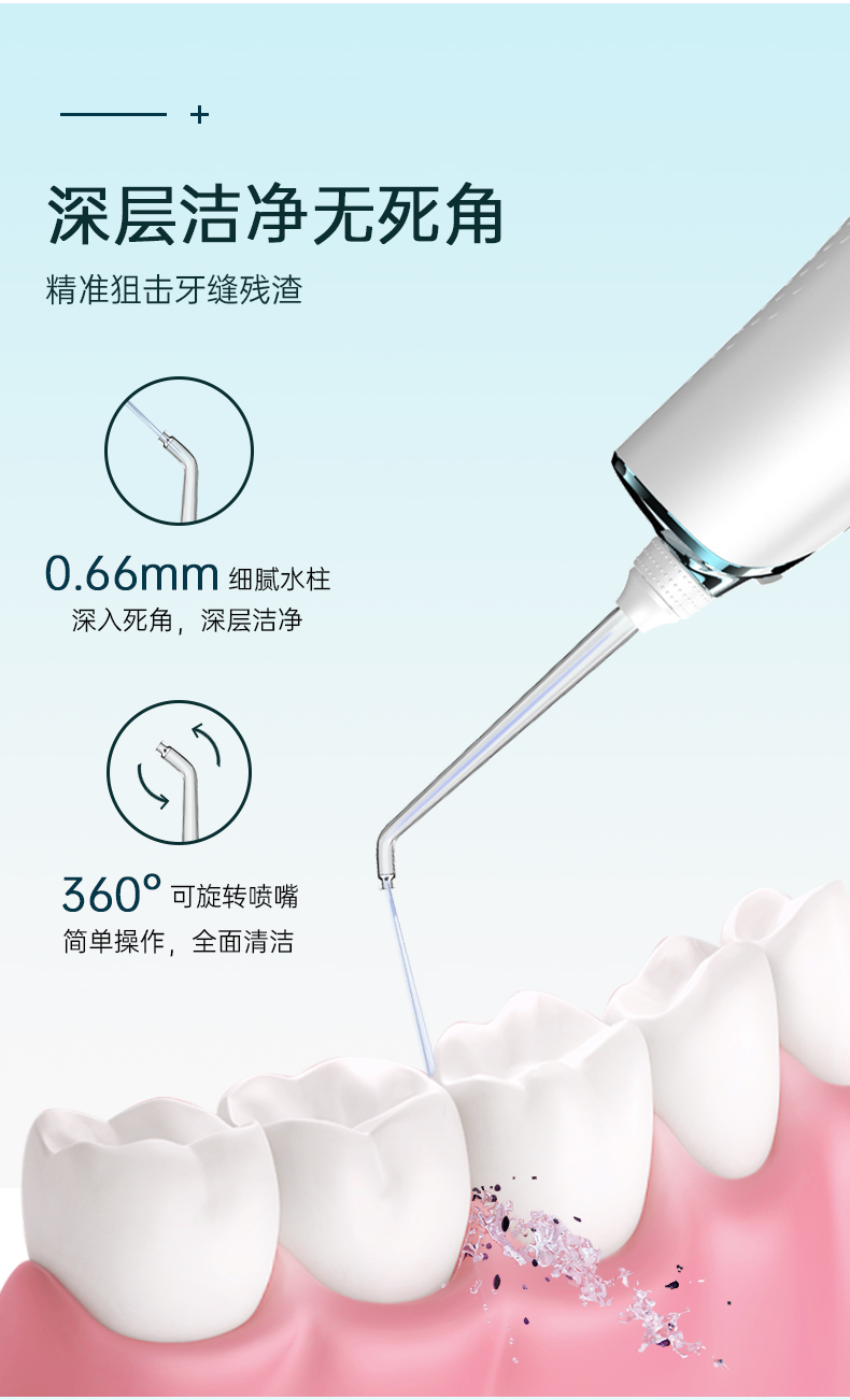 英国进口，1600次/分强力清洁：皇家斯堡利 便携式家用冲牙器 US0703 199元直邮，配4大专业喷嘴（考拉海购249元） 买手党-买手聚集的地方