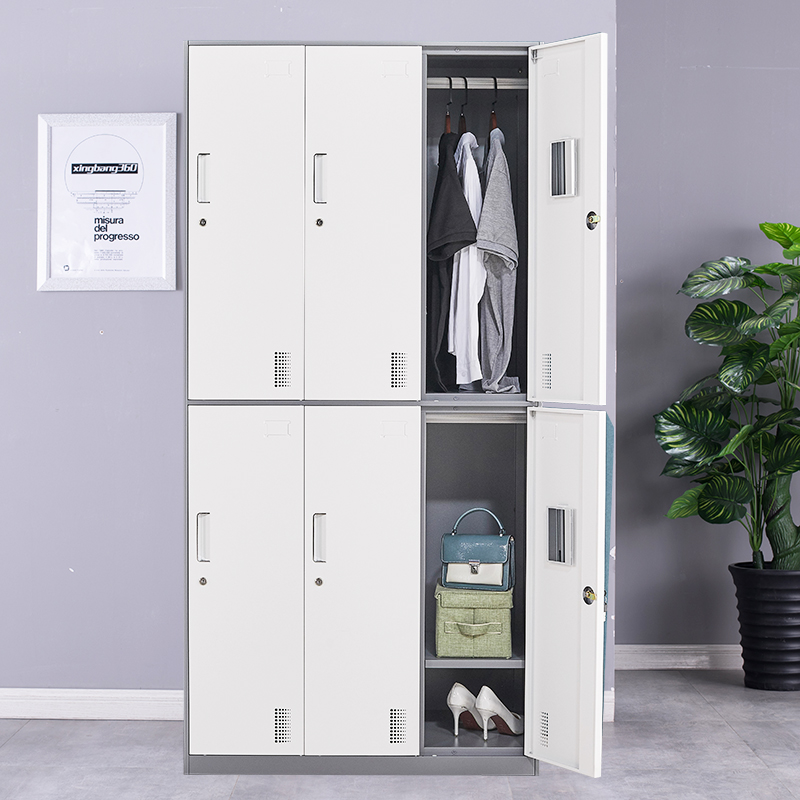Rongtenghui locker Gym bath room change wardrobe Staff storage cabinet Dormitory clothes with lock steel cabinet