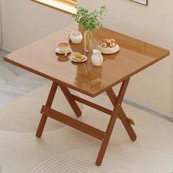 For Home Foldable Small Table Square Square Dining Table Dining Table Balcony Stall Portable Small Apartment Mahjong Storage