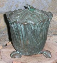 The Cardo Bronze Ware Pure Bronze Incense Burner Smoked Oven #3193