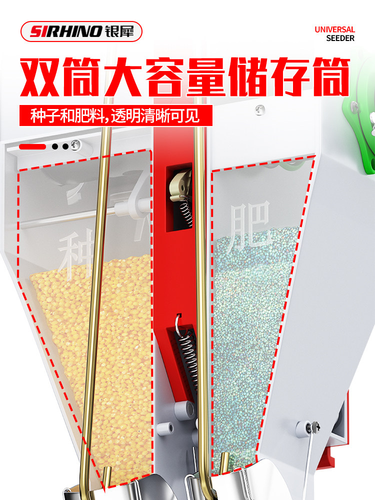 New Model Corn Seeder, Peanut Planting Tool, Integrated Fertilizing Machine, Labor-Saving Soybean Planting Seeder, Manual Tool