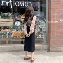 Small Scent Wind Braces Skirt 2021 New Fall Shirt Harbor Wind Retro Chic Career Two Suits Women Summer Season