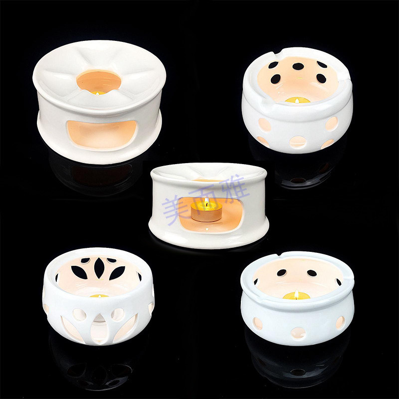 Tea cerebell glass base floor teapot heat base heater candlestick tea candlestick