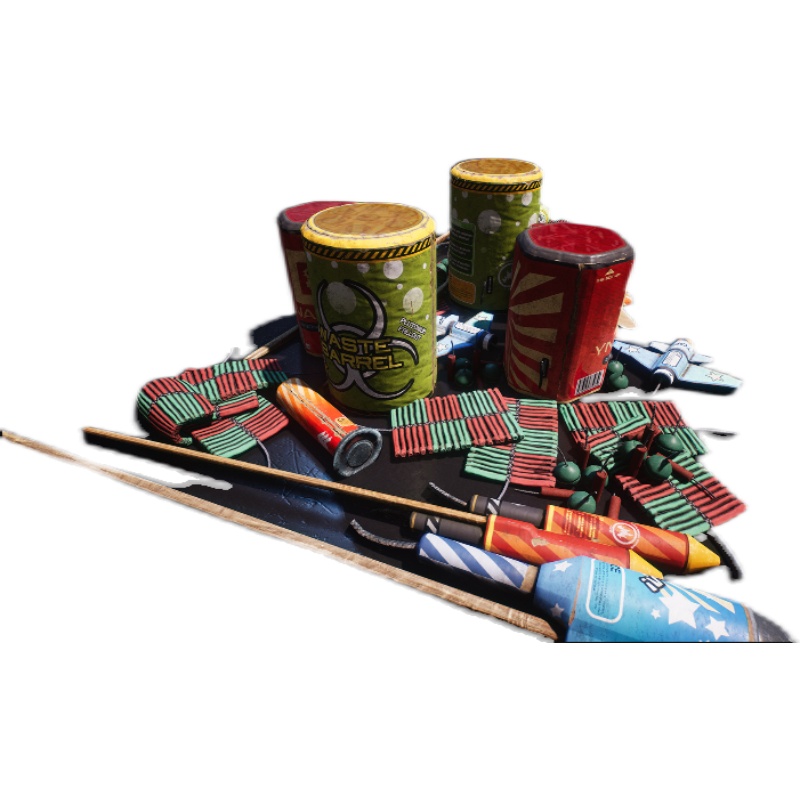 UE4 Fireworks Firecrackers Unreal 4 Firecar Prop Fireworks Prop Pack