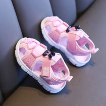 One year and half baby sandals mens children sandals womens baby Summer collage walking shoes boys functional shoes infants