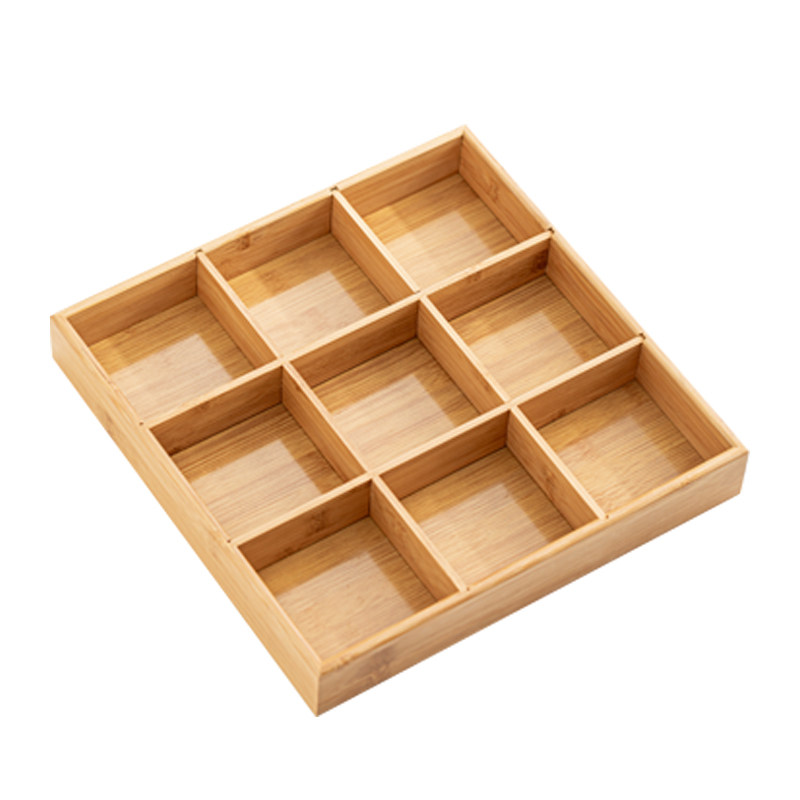 Fire Pit Ice Tea Brewing Set, Internet-Famous Style, Full Set with Tray, Snacks, Fruit Plate, Bamboo Nine-Compartment Dried Fruit Box