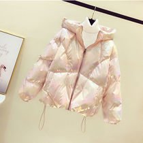 High cold is 80 pounds of ultra thin small childrens clothing xs70 kg xxs158cm short hood coat bread with cotton cotton