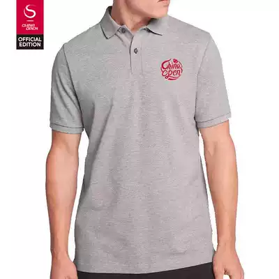 China Open China Tennis Open short-sleeved POLO shirt men's slim cotton embroidery LOGO