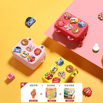 Childrens crossbody bag Cute girl net red fashion DIY small bag Baby girl mini foreign style cartoon bag tide