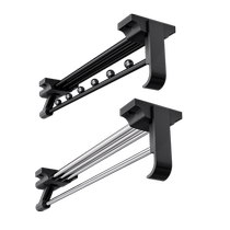 Pull-out clothes rail track clothes hanger wardrobe pants storage built-in cabinet pull-out pants rack telescopic slide