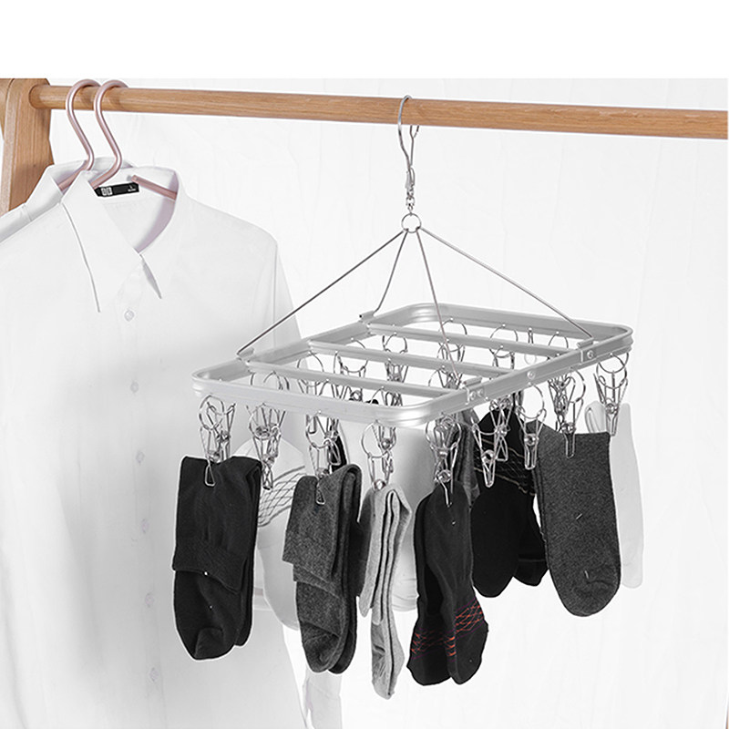 Superior home square aluminium alloy sunstand 30 clamp antioxidant light strong clamping force multifunctional clotheshorse clotheshorse 