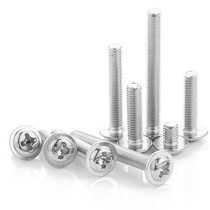 PWM nickel-plated cross round head screw pan head screw M14M25M3
