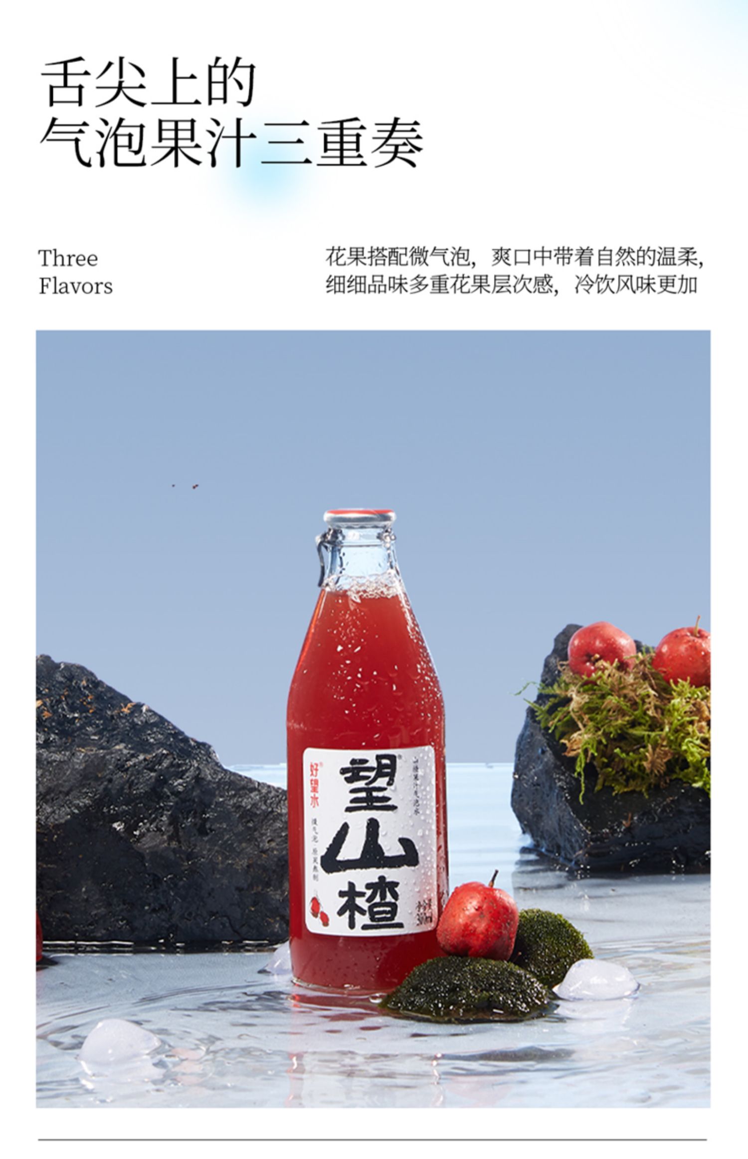 好望水气泡水饮料果汁饮品300ml*6