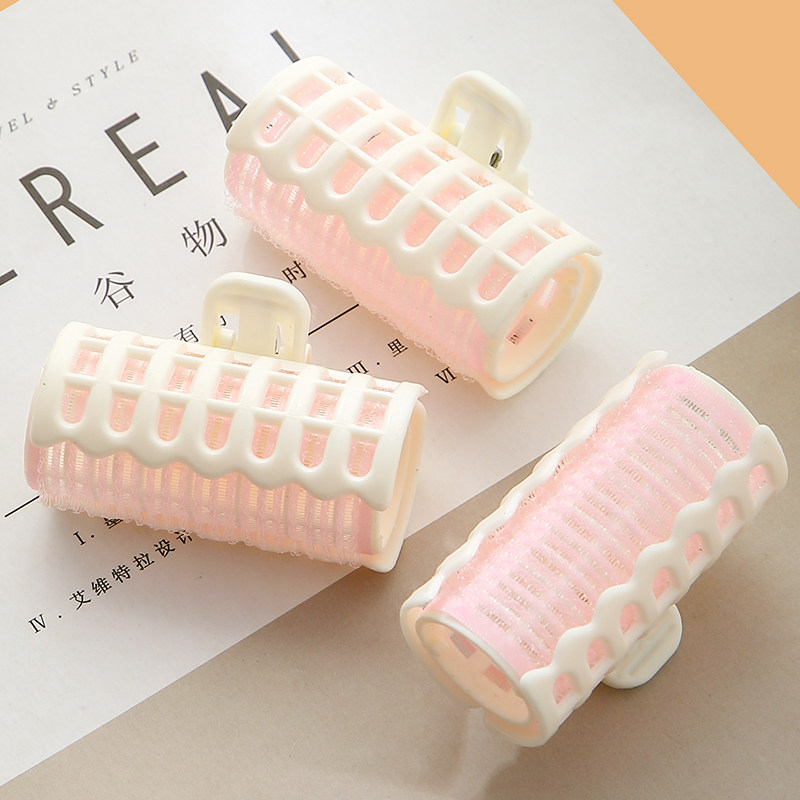 Air bangs curling roller lazy self-adhesive hair curler hair curler fixed artifact hollow volume sleeping styling fluffer