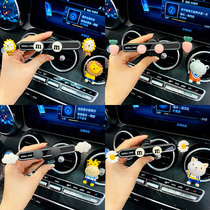 Car Phone stand GODDESS DEPOSIT IN CAR CUTE CREATIVE AIR OUTLET SNAP-TYPE CARTOON GRAVITY NAVIGATION CAR BRACKET WOMAN