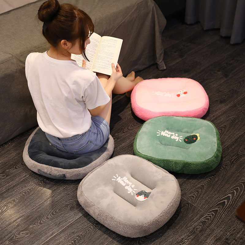 Thickened Cushion Office Long Sitting Memory Cotton Student Chair Summer Breathable Chair Mat Meme Hip Butt Seat Cushion Fart Mat