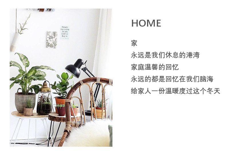 衿若 中性PU皮质棉拖鞋 图3