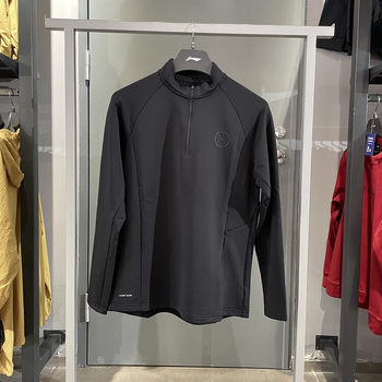 Li Ning Long-Sleeved T-Shirt Men's 2025 Autumn and Winter Wade Series High-Elastic Half-High Collar Running Top Atlv241