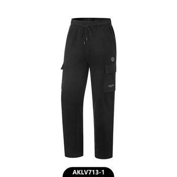 Li Ning Men's Slim-Fit Sports Pants 2025 Autumn Breathable Straight-Leg Casual Loose Breathable Sweatpants Aklv713