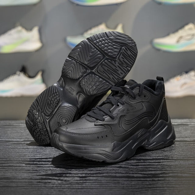 Li Ning casual shoes breathable men's shoes 2025 winter new style plus velvet mid-top warm and wear-resistant sports shoes AGCV425