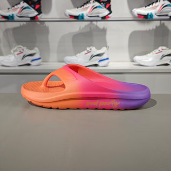 Li Ning Men's Slippers 2025 Summer League of Legends Collaboration Series Outdoor Flip-Flops Agau029