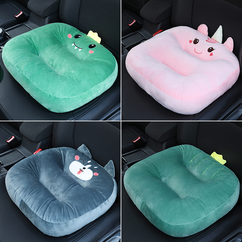 Car heightening Cushion Driving Seat Thickening Plus High Fart Mat Lady Short Sub Driving Test Car School Car Exam