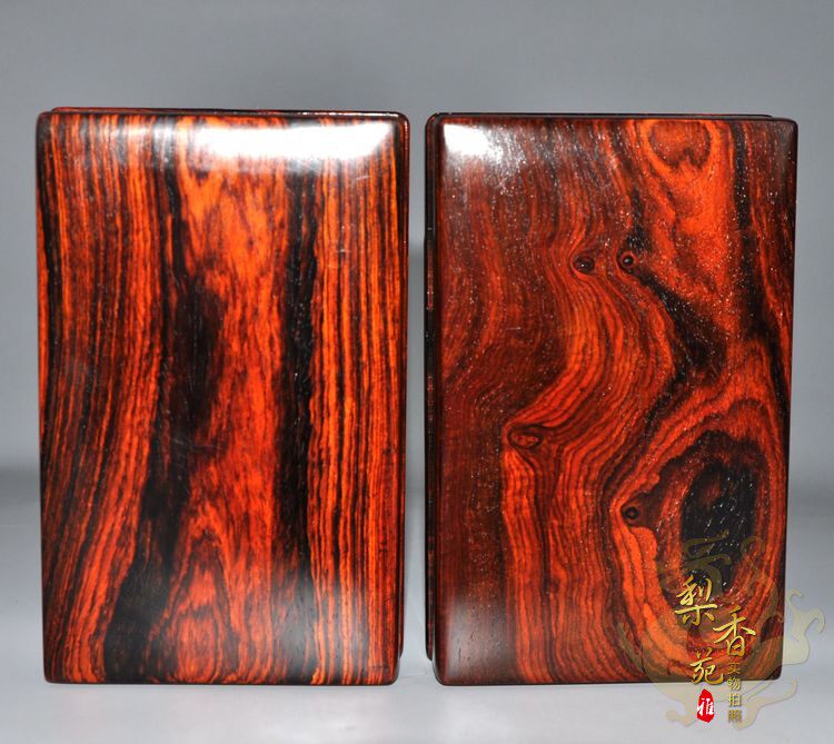 Boutique Vietnam Huanghua pear jewelry box mahogany Collection jewelry mirror box mortise and tenon craft jewelry storage box