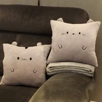  Pillow quilt dual-use pillow folding air conditioning blanket Car cushion pillow Three-in-one office nap artifact