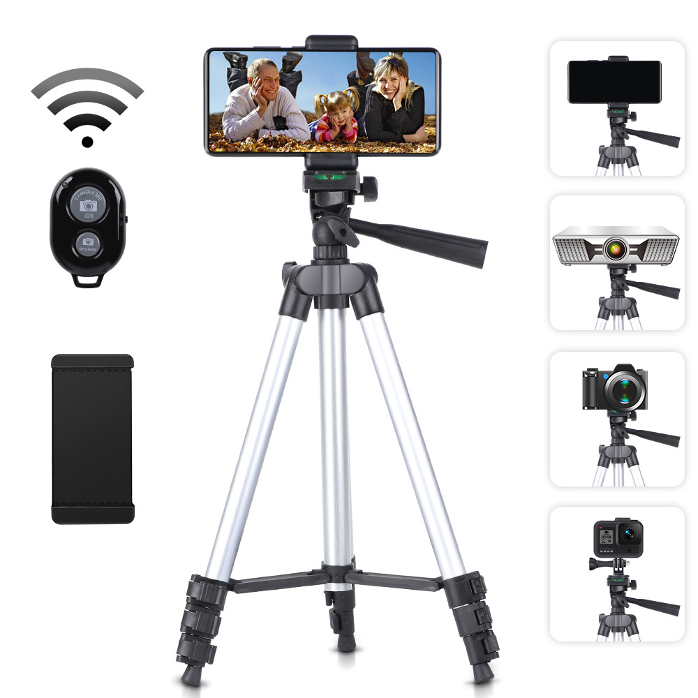 Suitable for Apple iphone Huawei Samsung Xiaomi mobile phone shooting light and easy to carry tripod bracket with remote control