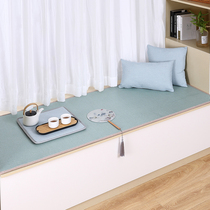 Day-style cotton linen window sill Floating Window Mat Four Seasons Universal Bedroom Balcony Tatami Mat Mat Cushion Fixed For Summer
